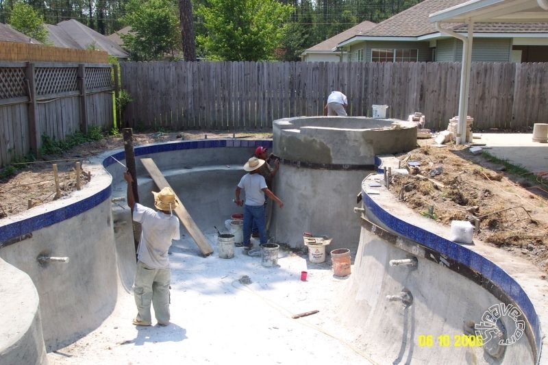 Pool and Spa Build - May, June, July, August 2006