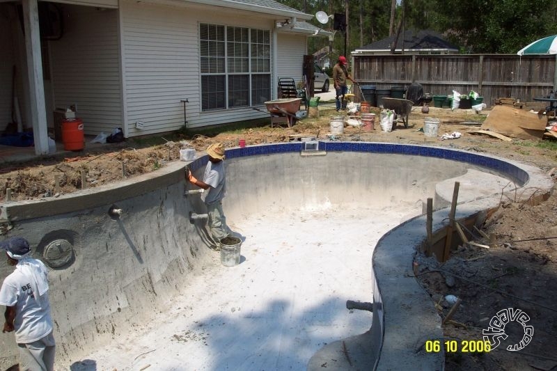 Pool and Spa Build - May, June, July, August 2006