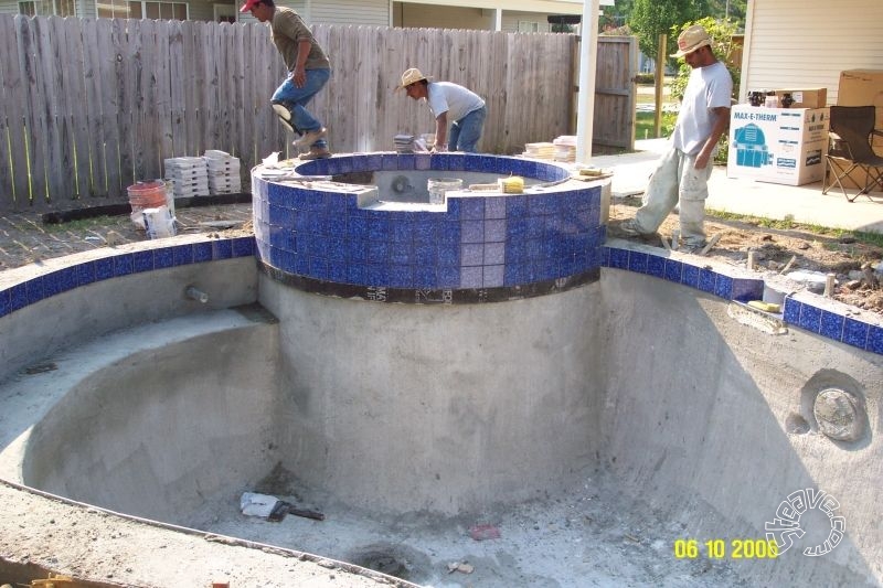 Pool and Spa Build - May, June, July, August 2006