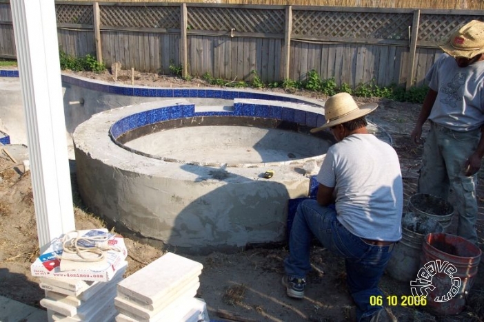 Pool and Spa Build - May, June, July, August 2006