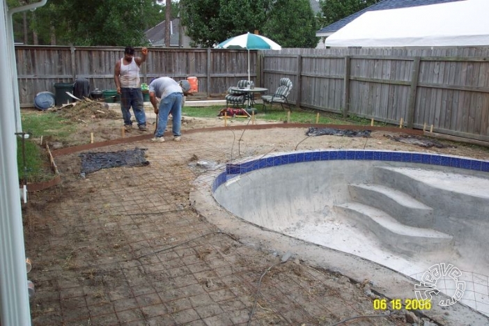 Pool and Spa Build - May, June, July, August 2006