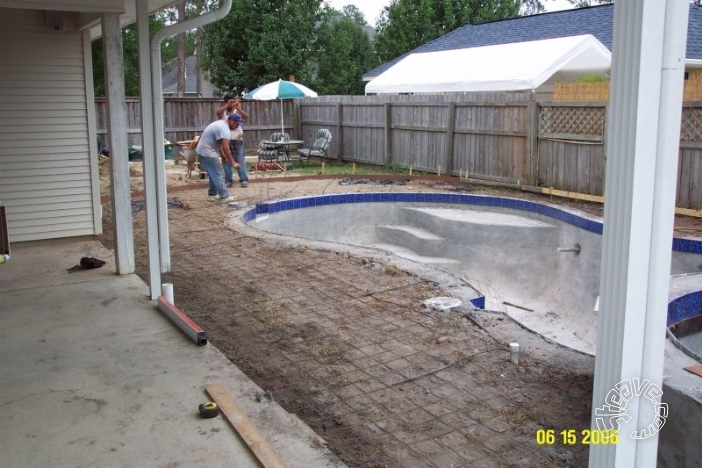 Pool and Spa Build - May, June, July, August 2006