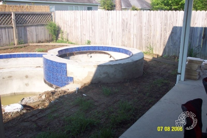 Pool and Spa Build - May, June, July, August 2006