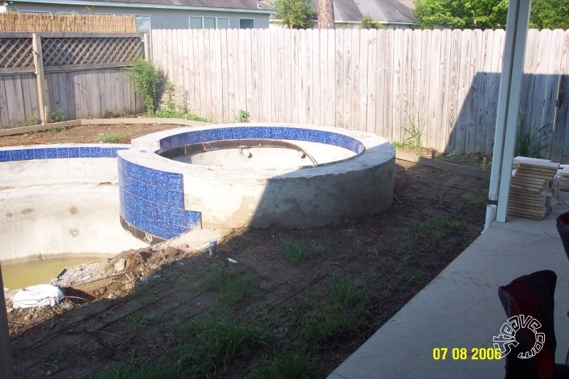 Pool and Spa Build - May, June, July, August 2006