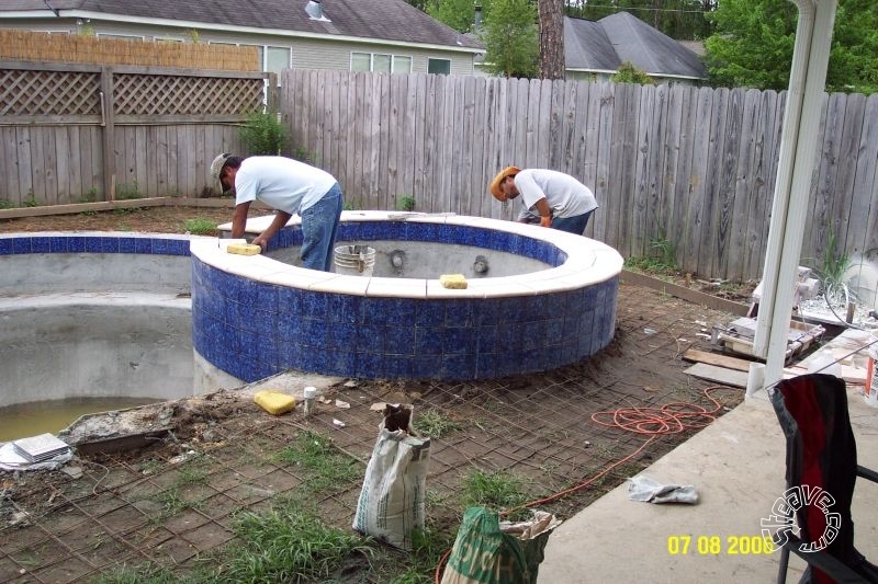 Pool and Spa Build - May, June, July, August 2006