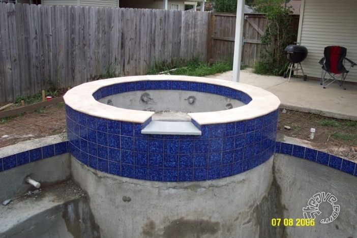 Pool and Spa Build - May, June, July, August 2006