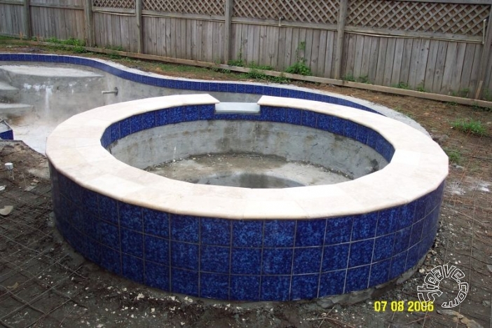 Pool and Spa Build - May, June, July, August 2006