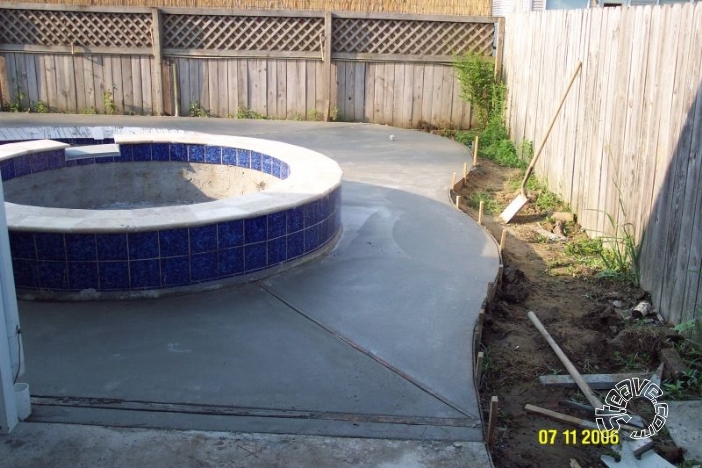 Pool and Spa Build - May, June, July, August 2006