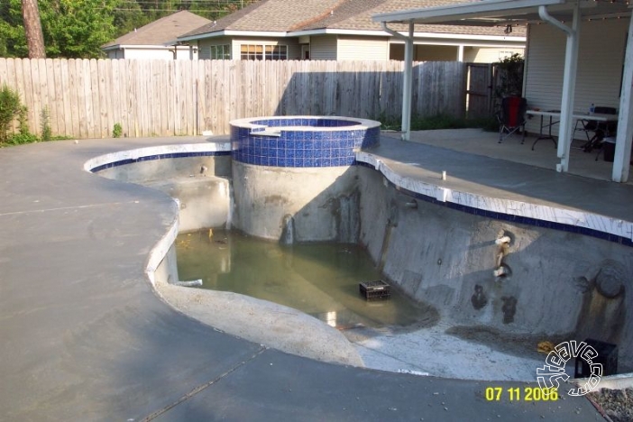 Pool and Spa Build - May, June, July, August 2006