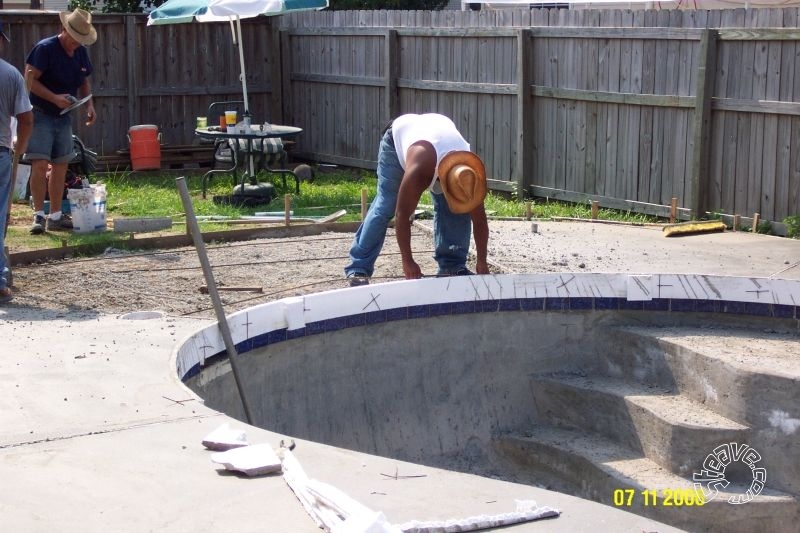 Pool and Spa Build - May, June, July, August 2006