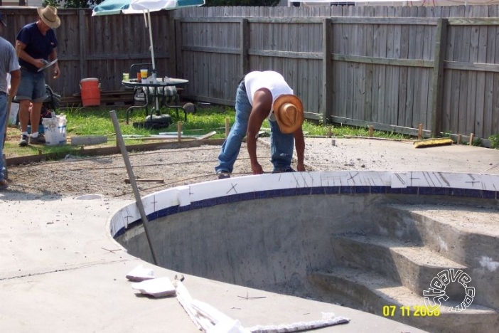 Pool and Spa Build - May, June, July, August 2006