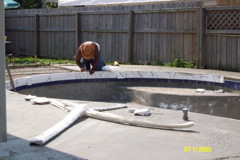 Pool and Spa Build - May, June, July, August 2006