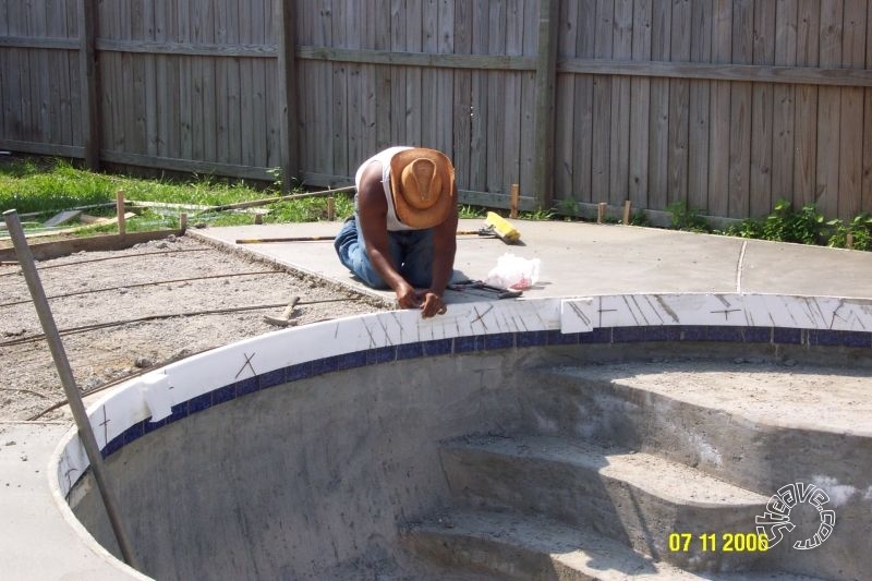 Pool and Spa Build - May, June, July, August 2006