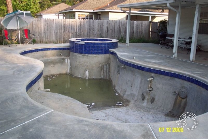 Pool and Spa Build - May, June, July, August 2006