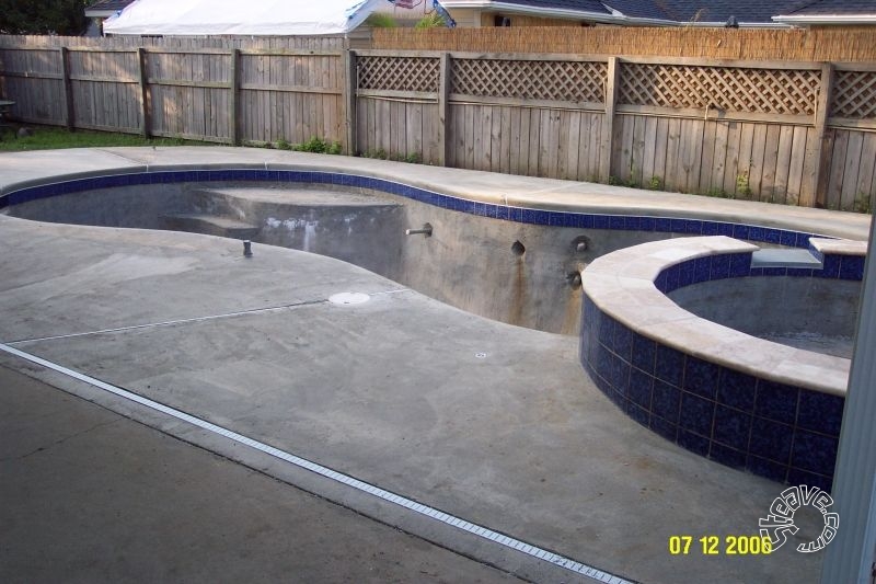 Pool and Spa Build - May, June, July, August 2006