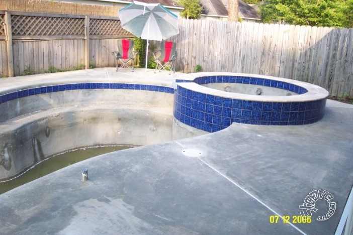 Pool and Spa Build - May, June, July, August 2006