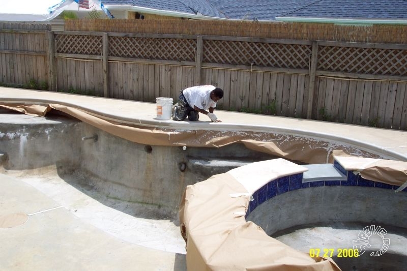 Pool and Spa Build - May, June, July, August 2006