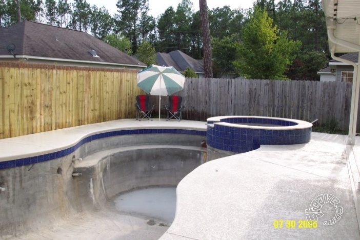 Pool and Spa Build - May, June, July, August 2006