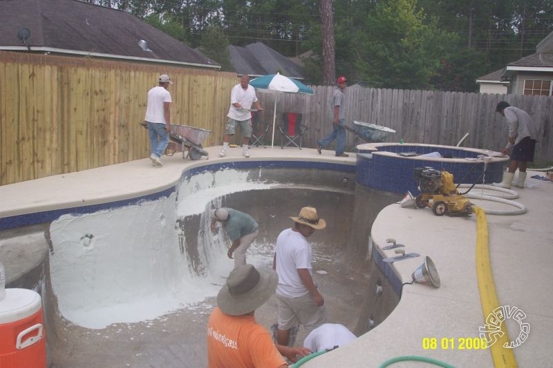 Pool and Spa Build - May, June, July, August 2006