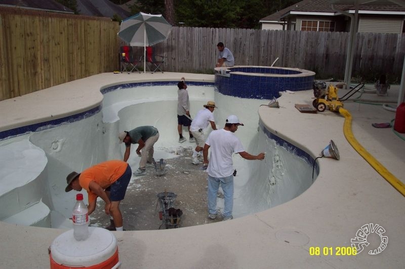 Pool and Spa Build - May, June, July, August 2006