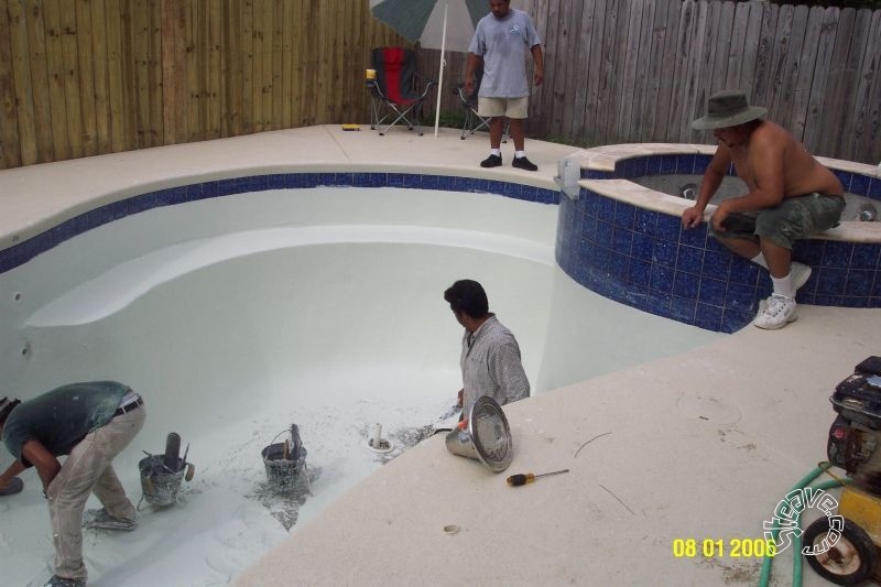 Pool and Spa Build - May, June, July, August 2006