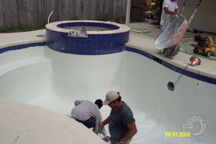 Pool and Spa Build - May, June, July, August 2006