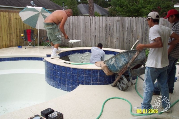 Pool and Spa Build - May, June, July, August 2006