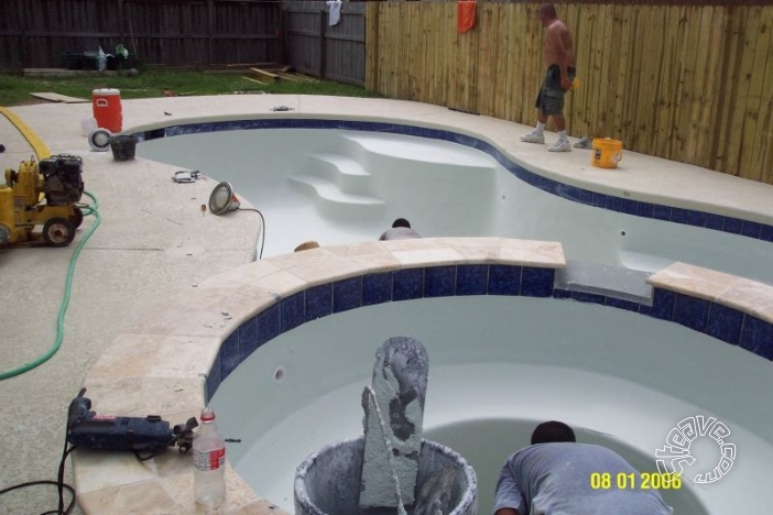 Pool and Spa Build - May, June, July, August 2006