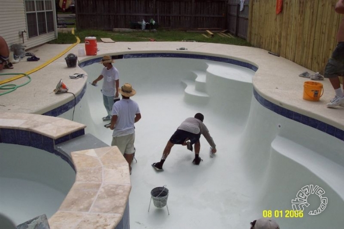 Pool and Spa Build - May, June, July, August 2006