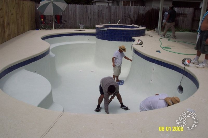 Pool and Spa Build - May, June, July, August 2006