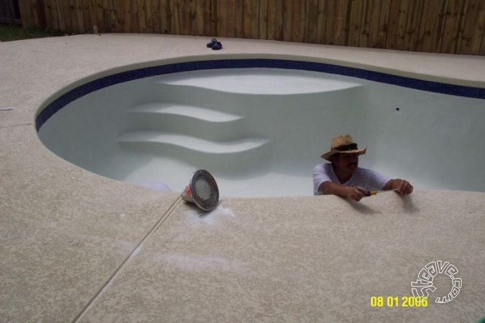 Pool and Spa Build - May, June, July, August 2006