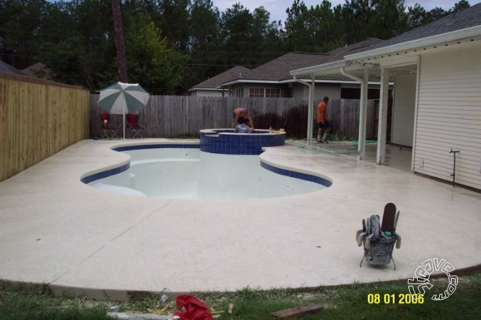 Pool and Spa Build - May, June, July, August 2006