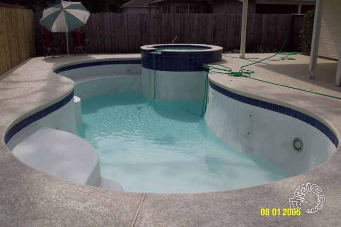 Pool and Spa Build - May, June, July, August 2006