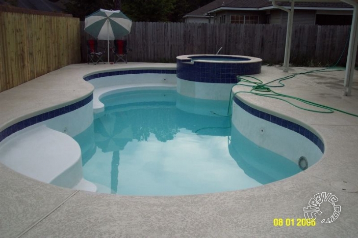 Pool and Spa Build - May, June, July, August 2006