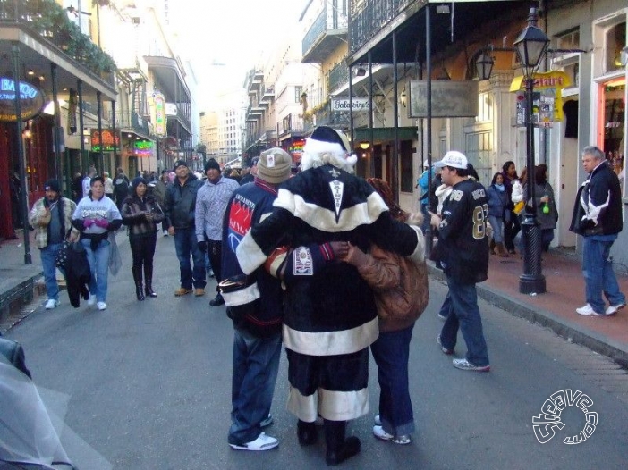 French Quarter After Saints Win Superbowl - February 2010