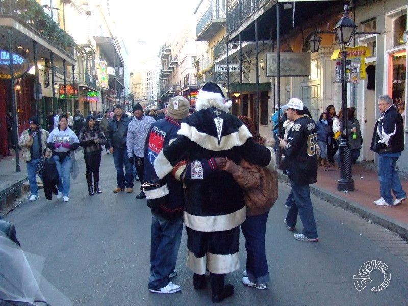 French Quarter After Saints Win Superbowl - February 2010