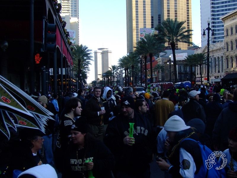 French Quarter After Saints Win Superbowl - February 2010