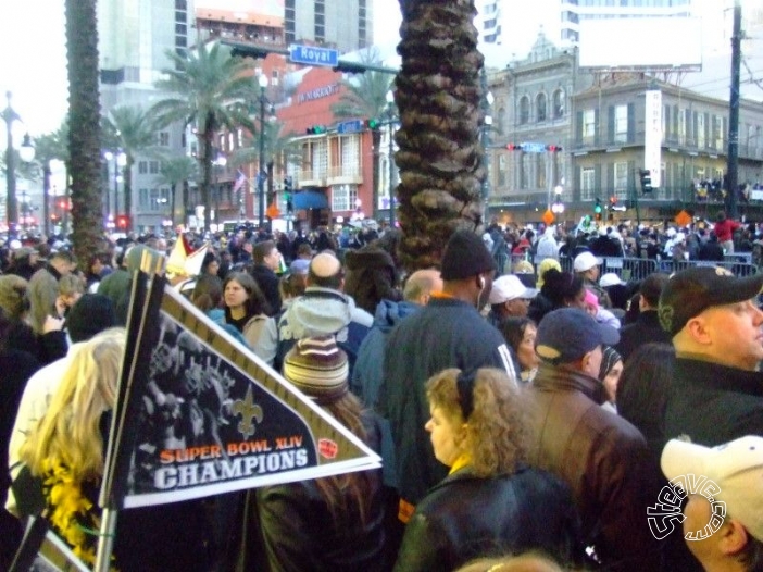 French Quarter After Saints Win Superbowl - February 2010