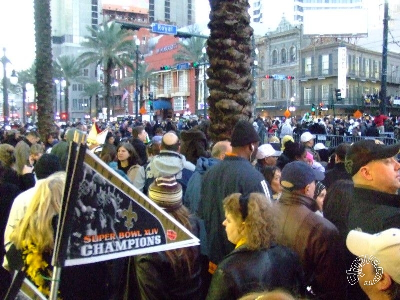 French Quarter After Saints Win Superbowl - February 2010