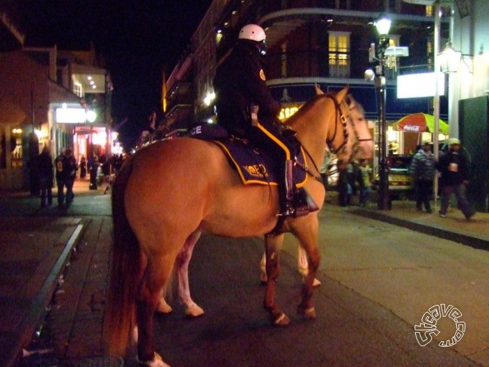 French Quarter After Saints Win Superbowl - February 2010