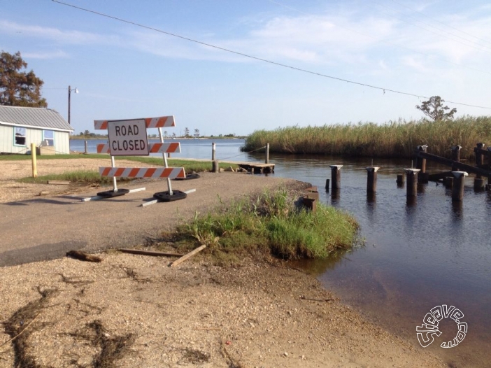 Road to T-Rivers, Post Hurricane Issac